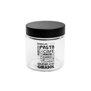 Decoexpress - Frasco Vidrio Black 12 Cm