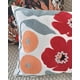thumbnail image 2 of Cojin Bordado 30x50 cm Gris Flor Roja, 2 of 2