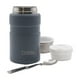 thumbnail image 3 of Termo Comida Acero Inoxidable 750ml con cubiertos Gris, 3 of 7