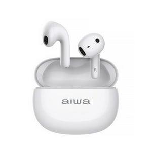 Aiwa - Audifonos Bluetooth Recargables Tws Inear Blanco Awtwsd8