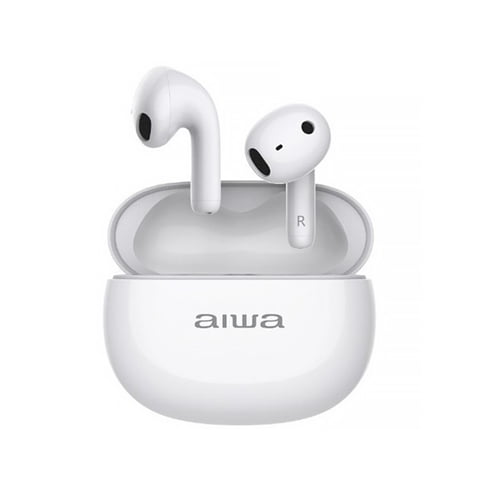 Aiwa - Audifonos Bluetooth Recargables Tws Inear Blanco