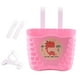 thumbnail image 1 of Cesta De Bicicleta De Plástico Para Niños Impermeable Para Niños Triciclos Scooter Rosa, 1 of 1
