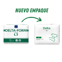 Pañales Adultos Abena Delta Slip L3, 22 Unidades