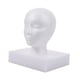 thumbnail image 2 of Cabeza de maniquí femenina de espuma, modelo de cabeza femenina, exhibición de peluca, exhibición de cabeza de peluca multiusos resistente, para salón 52x28x11cm, 2 of 5