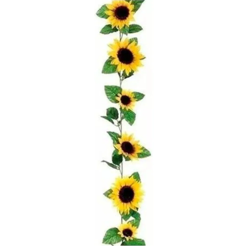 Genérico - Girasol Guirnalda Artificial 2 M Decoración