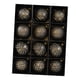 thumbnail image 5 of 12 Bolas Colgantes Navideñas De 3,15 Pulgadas, Versátiles Y Rústicas, Para Decorar El árbol De Navidad, En Negro Y Dorado., 5 of 5