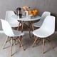 thumbnail image 1 of Comedor Mesa blanca 80cms + 4 Sillas Eames blanco, 1 of 3