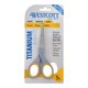 thumbnail image 2 of Tijeras Westcott 13 cm de titanio con mango suave gris/amarillo, 2 of 6
