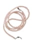 thumbnail image 2 of perla con cuentas cadena de gafas de sol sujetador de correa correa collar rosa, 2 of 5