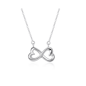 Fershop - Collar Enchapado Con Colgante Infinito