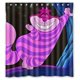 thumbnail image 1 of Cortina de ducha con diseño de gato de Cheshire, divertida y adorable, con ganchos, tamaño 48 x 72 pulgadas, 1 of 3