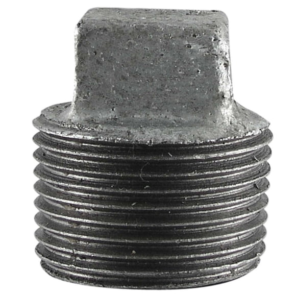 Tapón b&k de 1/8" de cabeza cuadrada galvanizado