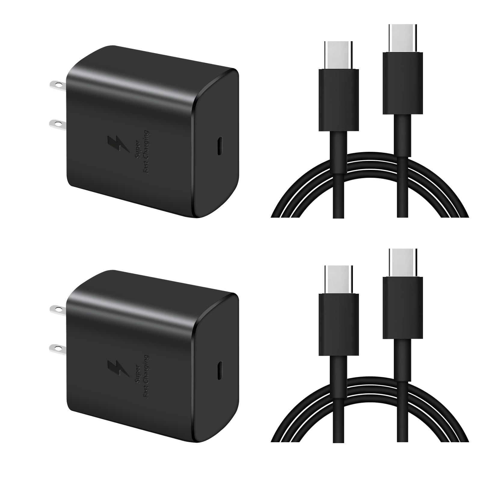 Cargador Elecbrain Usb C Superrápido De 45 W Para Samsung Galaxy