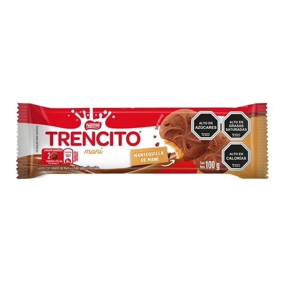 Galleta trencito choco maní, 100 g