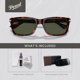 thumbnail image 2 of Gafas de sol Persol PO3048S rectangulares de acetato 2431 UV100, 2 of 3