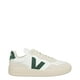 thumbnail image 3 of Zapatillas Veja V-90 para hombre, piel blanca/verde, talla 42, 3 of 3