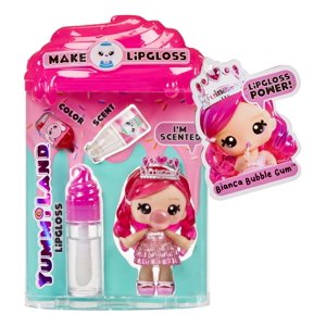 Muñeca Lipgloss Doll Yummiland Bianca Bubblegum Con Kit De Bricolaje Para Más De 4 Años