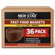 thumbnail image 1 of Cestas New Star Foodservice 23 × 15 cm Marrón – Pack de 36, 1 of 9