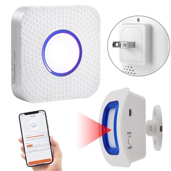 Sensor de Cama EverNary WiFi Alarma Inalámbrica de Caídas y Buscador