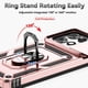 thumbnail image 5 of Funda Resistente Anillo Soporte Motorola Moto G Play 5G 2025 Privacidad Cámara Montaje Magnético Oro rosa, 5 of 6