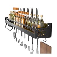 Crusec - Soporte Pared Para Utensilios De Cocina Multiuso