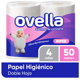 thumbnail image 1 of Papel Higienico Ovella 50 Metros Paquete de 4 Unidades, 1 of 2