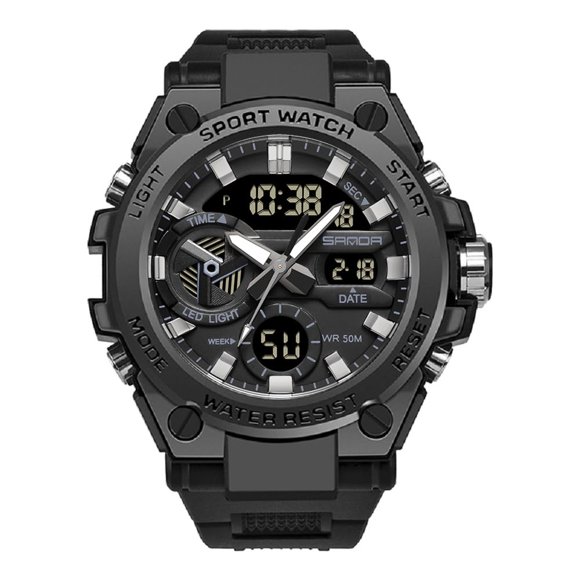 Reloj KXAITO para hombre, deportivo, exterior, impermeable, militar, LED