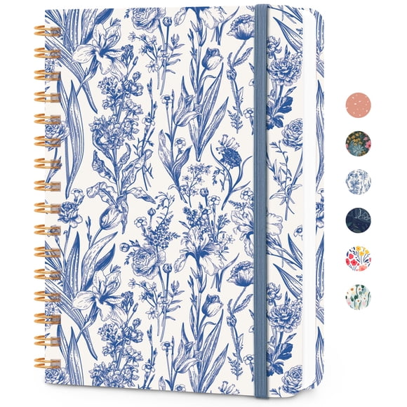 Cuaderno CICPAP A5 Rayado Universitario 140 págs. Floral