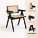thumbnail image 5 of Pack de 4 sillas Chandigarh de madera - Negras, 5 of 7