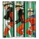 thumbnail image 1 of Cortina de ducha Naruto Evolution, juego de cortina de baño con ganchos, tamaño 66 x 72 pulgadas, 1 of 3