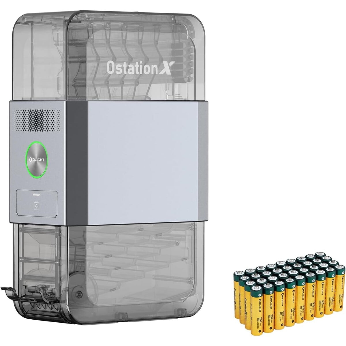 Cargador Olight Ostation X Aaa Nimh 36 Pilas Recargables