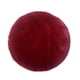 thumbnail image 3 of almohadillas antideslizantes del cojín del asiento de la silla redonda - lazo en la cubierta del asiento vino rojo, 3 of 5