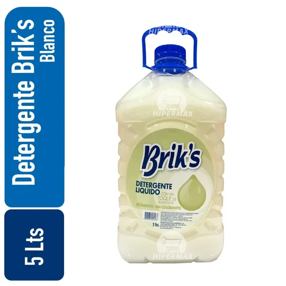 Detergente Briks blanco 5lts