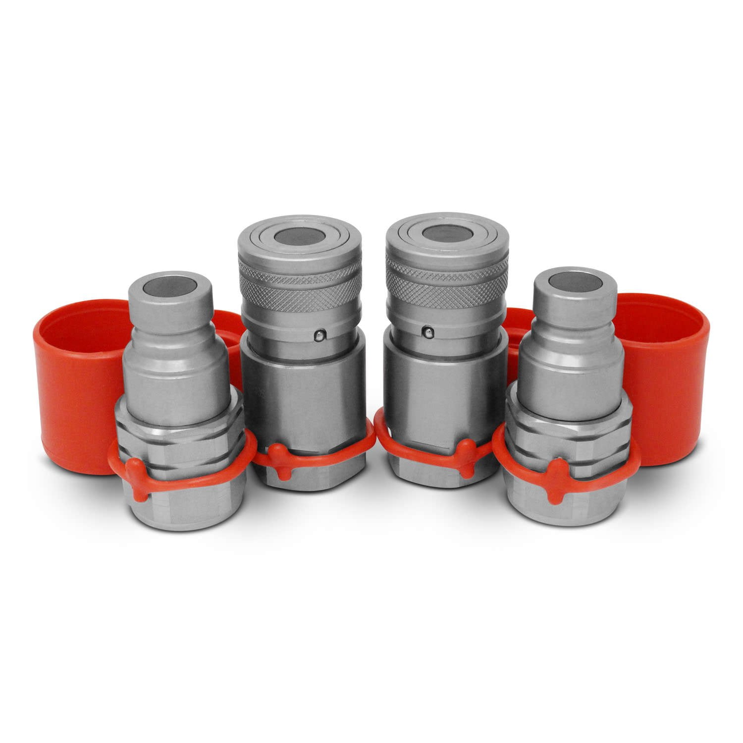 Summit Hydraulics - Set De Acopladores Hidráulicos De Conexión Rápida Summit 1/2 Skid Steer
