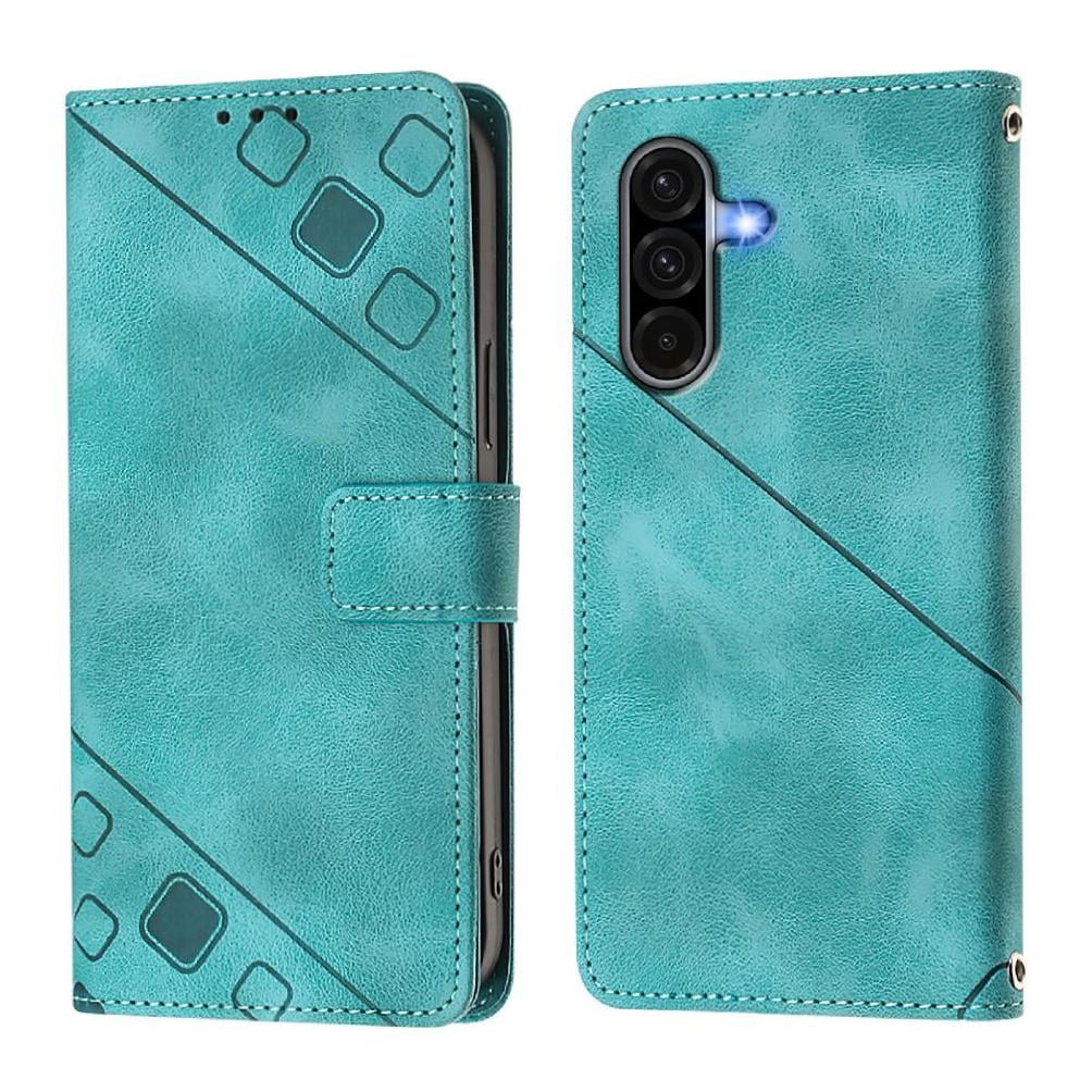 Foxdock - Funda Cartera Para Samsung Galaxy A56 5g Con Soporte Y Ranuras, Resistente A Golpes Y Rayones Verde