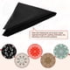 thumbnail image 4 of Uxcell 12-Pack Pañuelos de Color Sólido, 21 Pulgadas/54cm Diadema Suave de Poliéster Bufanda para el Cuello para Hombres/Mujeres/Vaquero, Pañuelos Envolventes [Negro], 4 of 7