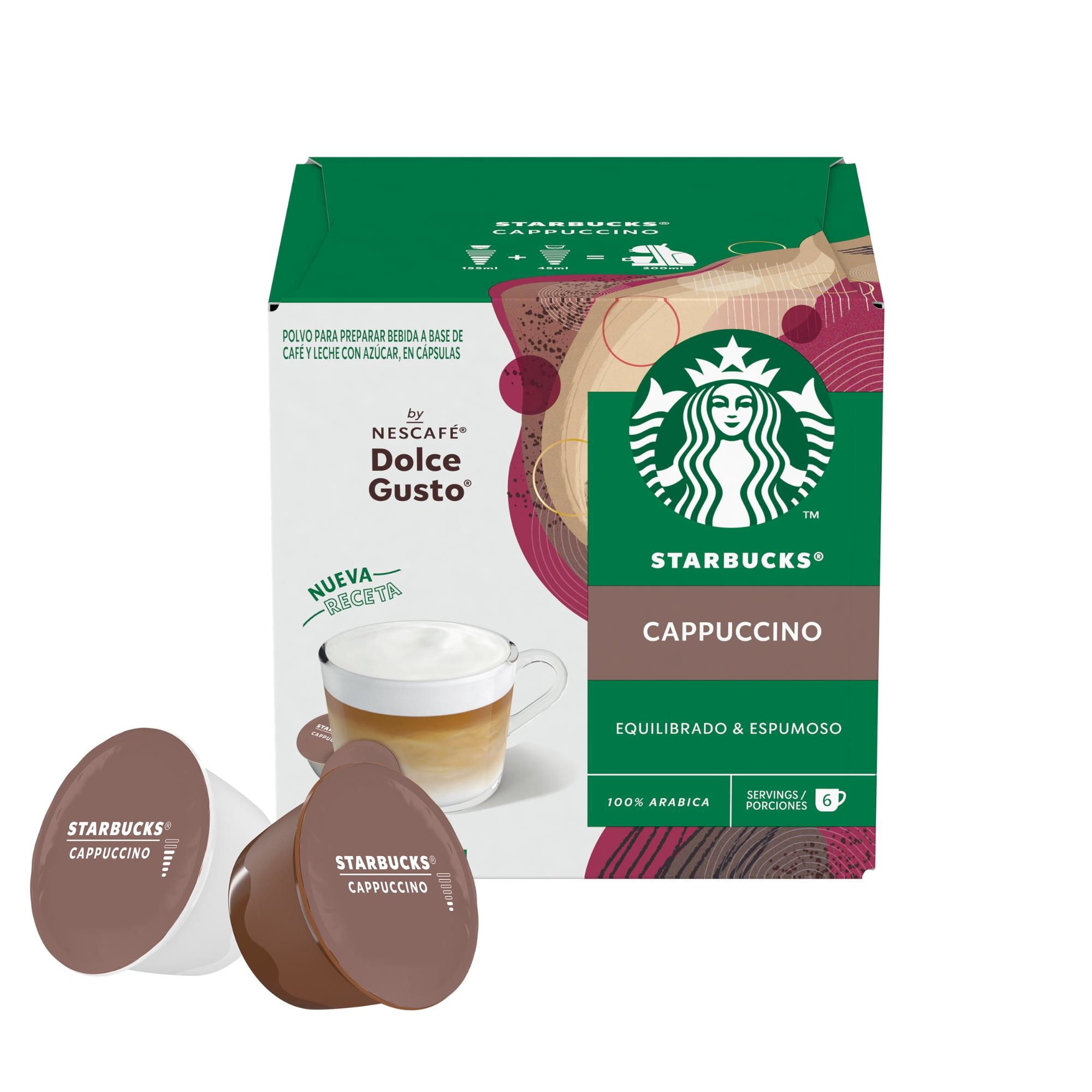 Café En Cápsulas Cappuccino 6 Tazas 12 un Starbucks Dolce Gusto