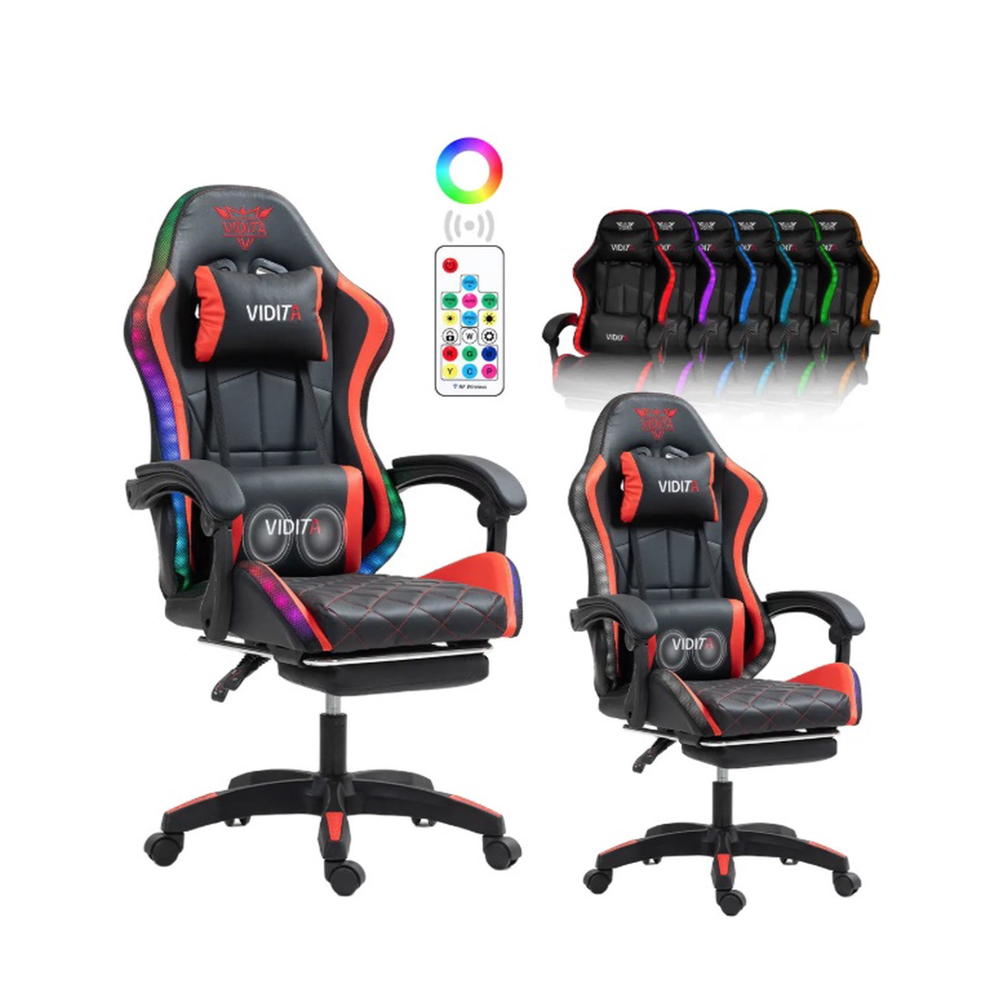 Riqui - Silla Gamer Rojo