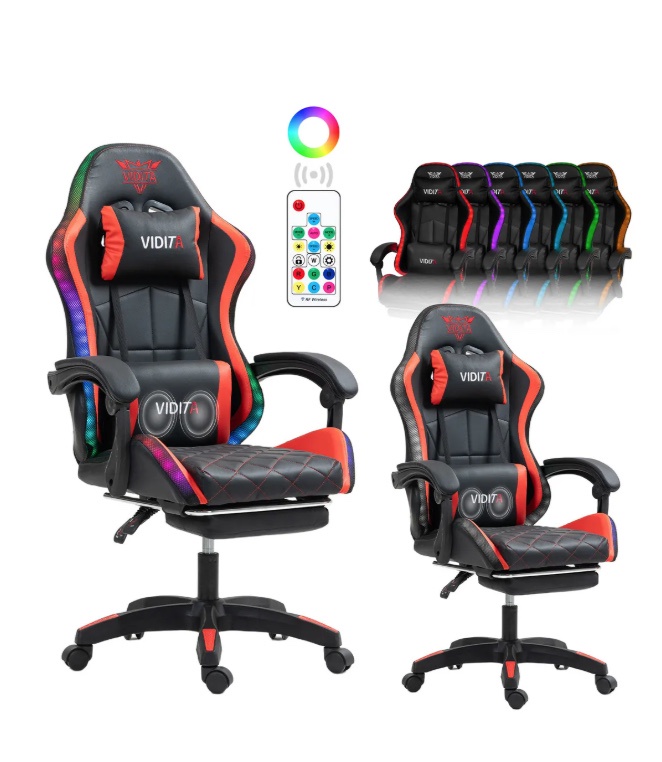 Riqui - Silla Gamer Rojo