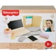 thumbnail image 1 of Fisher-Price - Juego de simulación de madera para trabajar desde casa 9 piezas, 1 of 3