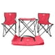 thumbnail image 1 of Juego de mesa con sillas plegables rojo, 1 of 3