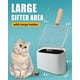 thumbnail image 2 of Cucharón para arena MecoMeow Speed Sifter de metal con soporte, 2 of 4