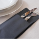 thumbnail image 5 of Servilletas Premium Air-Laid Linnen®   NEGRAS 40X40 Cm. 8 PLIEGUES CON BOLSILLO, 5 of 6