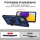 thumbnail image 3 of Funda Resistente Anillo Soporte Samsung Galaxy A22 5G Privacidad Cámara Montaje Magnético Azul, 3 of 5