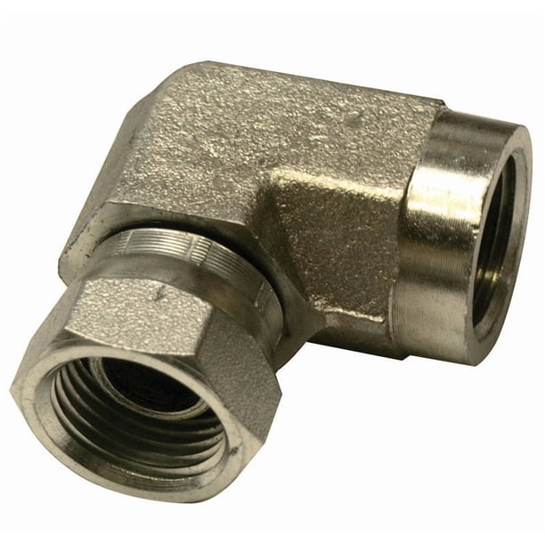 Adaptador hidráulico Apache Steel de 1/4 pulgadas de profundidad x 1/4 pulgadas de profundidad, 1 pa