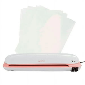 Luminos - Laminadora Rosada + Pack 10 Carpetas Laminado A3