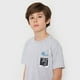 thumbnail image 3 of Polera Niño Kids Mc Bolsillo Print Gris Corona, 3 of 5