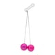 thumbnail image 2 of Click Cack Ball Swinging Ball Toys Habilidades Motoras Finas Juguete Sensorial Para Exteriores Rose Red, 2 of 5