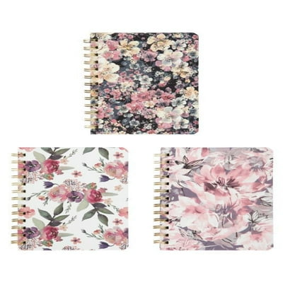 Cuaderno Espiral Flores 80 Hj.. 1 Un Pen&Gear
