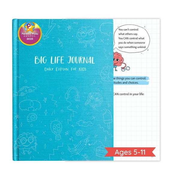 Diario Big Life Journal Edición Diaria Azul para Niños de 6 a 11 años